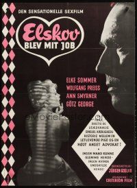 7b313 DAS MADCHEN UND DER STAATSANWALT Danish '62 Jurgen Goslar, sexy Elke Sommer!