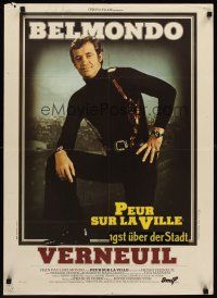 7b665 NIGHT CALLER French 23x32 '75 Henri Verneuil's Peur sur la ville, Jean-Paul Belmondo!