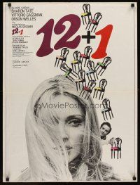 7b681 TWELVE CHAIRS French 23x32 '69 Sharon Tate, Orson Welles, the original version!