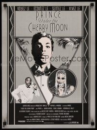 7b796 UNDER THE CHERRY MOON French 15x21 '86 cool art deco style artwork of Prince!