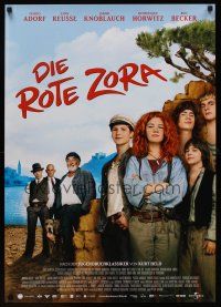 7b446 RED ZORA German '08 Die Rote Zora, redheaded Linn Reusse in title role!