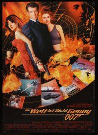 7b466 WORLD IS NOT ENOUGH German '99 Brosnan as James Bond, Richards, Sophie Marceau!