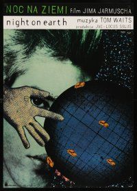 7b150 NIGHT ON EARTH Polish 27x38 '92 directed by Jim Jarmusch, Winona Ryder & Gena Rowlands!