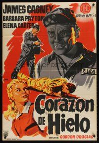 7b214 KISS TOMORROW GOODBYE Spanish '50 art of James Cagney hotter than he was in White Heat!