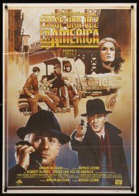 7b227 ONCE UPON A TIME IN AMERICA Spanish '84 Robert De Niro, James Woods, directed by Sergio Leone!