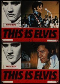 7b109 THIS IS ELVIS 6 Ital/Eng 13x18 pbustas '81 rock 'n' roll biography, portraits of The King!