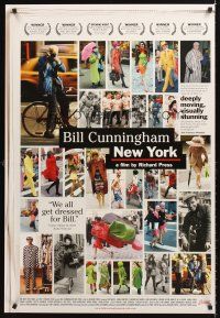 7c048 BILL CUNNINGHAM NEW YORK arthouse 1sh '10 images from most famous NYC street fashion photog!