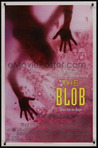 7c055 BLOB 1sh '88 really wild horror image, Chuck Russell sci-fi remake!