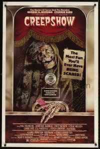 7c114 CREEPSHOW 1sh '82 George Romero & Stephen King's tribute to E.C. Comics, horror art!