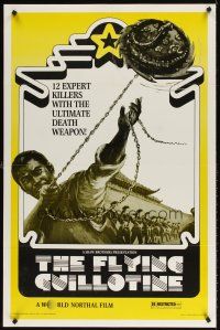 7c213 FLYING GUILLOTINE 1sh R80 Shaw Brothers, 12 expert killer with ultimate deady weapon!