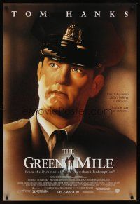 7c242 GREEN MILE advance DS 1sh '99 great art of Tom Hanks, Stephen King prison fantasy!