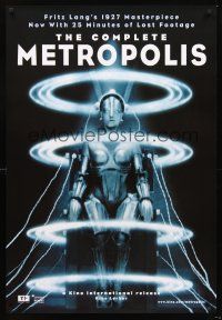 7c414 METROPOLIS 1sh R10 Fritz Lang classic, great image of female robot!