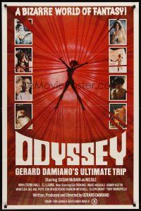 7c457 ODYSSEY 1sh '77 Gerard Damiano's ultimate trip, a bizarre world of sexploitation fantasy!