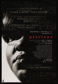 7c487 PRECIOUS DS 1sh '09 abused woman-child Gabourey Sidibe, Best Picture nominee!