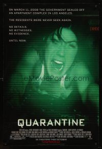7c498 QUARANTINE advance DS 1sh '08 Jennifer Carpenter, Steve Harris, Jay Hernandez!