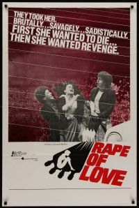 7c514 RAPE OF LOVE 1sh '79 L'Amour viole, first she wanted to die... then she wanted revenge!