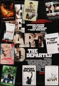7d049 LOT OF 39 UNFOLDED DOUBLE-SIDED ONE-SHEETS '97 - '07 The Departed, Ghost Rider & more!