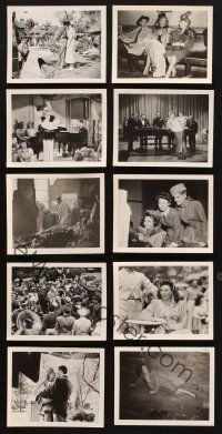 7d027 LOT OF 10 NIGHT AND DAY 4x5 STILLS '46 Cary Grant as Cole Porter, Alexis Smith, Curtiz