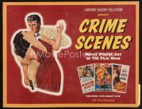 7d193 CRIME SCENES first edition softcover book '97 Movie Poster Art of the Film Noir!