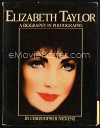 7d195 ELIZABETH TAYLOR first edition softcover book '84 A Biography in Photographs!