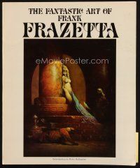 7d196 FANTASTIC ART OF FRANK FRAZETTA 12th softcover edition softcover book '75 an illustrated bio!