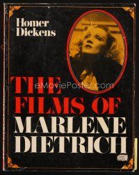 7d198 FILMS OF MARLENE DIETRICH fourth edition softcover book '68 an illustrated biography!
