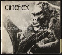 7d148 CINEFEX magazine January 1982 great cover image with Willis O'Brien's King Kong & Fay Wray!