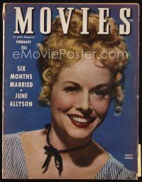 7d122 MODERN MOVIES magazine February 1946 sexy Paulette Goddard stars in Diary of a Chambermaid!