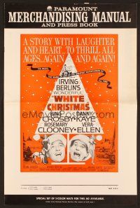 7d499 WHITE CHRISTMAS pressbook R61 Bing Crosby, Danny Kaye, Clooney, Vera-Ellen, musical classic!
