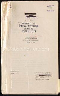 7d367 SAINTED SISTERS release dialogue script March 2, 1948, screenplay by Harry Clork & Nash!
