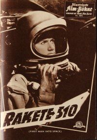 7d308 FIRST MAN INTO SPACE German program '59 dangerous & daring mission of all time, different!