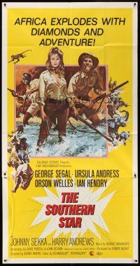 7e663 SOUTHERN STAR 3sh '69 Ursula Andress, George Segal & Orson Welles in Africa!