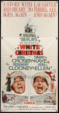 7e704 WHITE CHRISTMAS 3sh R61 Bing Crosby, Danny Kaye, Clooney, Vera-Ellen, musical classic!