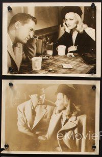 7f352 BLIND SPOT 5 7.5x10 stills '47 images of Chester Morris & sexy Constance Dowling, film noir!