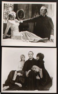 7f052 DRACULA A.D. 1972 8 8x10 stills '72 Christopher Lee, Peter Cushing & sexiest vampire victims!