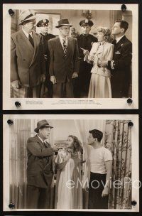 7f424 HOMICIDE FOR THREE 5 8x10 stills '48 Audrey Long, Warren Douglas, Grant Withers