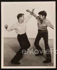 7f634 HOT SUMMER NIGHT 3 8x10 stills '56 great images of Leslie Nielsen fighting with James Best!