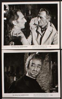 7f090 HOUSE THAT DRIPPED BLOOD 7 8x10 stills '71 Peter Cushing holding his own head, Christopher Lee