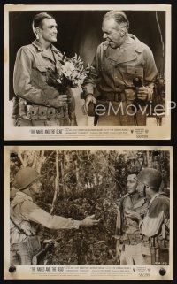 7f681 NAKED & THE DEAD 3 8x10 stills '58 Aldo Ray in World War II, directed by Raoul Walsh!