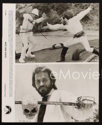 7f683 NATE & HAYES 3 8x9.75 stills '83 Tommy Lee Jones as Captain Bully Hayes!