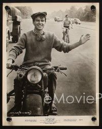 7f693 ONE, TWO, THREE 3 8x10 stills '62 Billy Wilder, great images of Horst Buchholz on motorcycle!