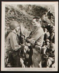 7f110 PRIVATE WAR OF MAJOR BENSON 7 8x10 stills '55 Charlton Heston & kids in uniform!