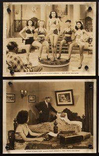 7f266 REET, PETITE & GONE 6 8x10 stills '47 Louis Jordan, June Richmond, all-black cast!