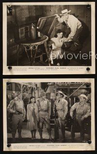 7f714 REMEMBER PEARL HARBOR 3 8x10 stills '42 Donald Red Barry & Fay McKenzie are fightin' mad!