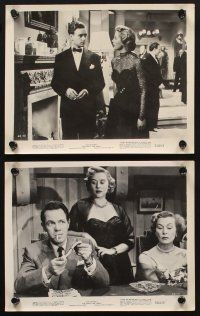 7f277 SAINT'S GIRL FRIDAY 6 8x10 stills '54 blondes and bullets can't stop Louis Hayward!