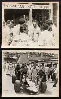 7f134 WINNING 7 8x10 stills '69 Paul Newman, Joanne Woodward, Indy car racing!