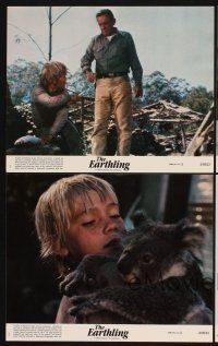 7f494 EARTHLING 4 8x10 mini LCs '81 William Holden & Ricky Schroder alone in the wilderness!