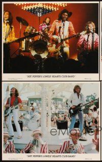 7f496 SGT. PEPPER'S LONELY HEARTS CLUB BAND 4 8x10 mini LCs '78 Peter Frampton & The Bee Gees!