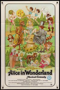 7g046 ALICE IN WONDERLAND 1sh '76 x-rated, sexy Playboy's cover girl Kristine De Bell!