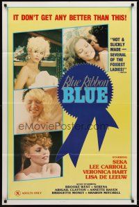 7g112 BLUE RIBBON BLUE 1sh '85 Seka, Annette Haven, x-rated doesn't get any better than this!